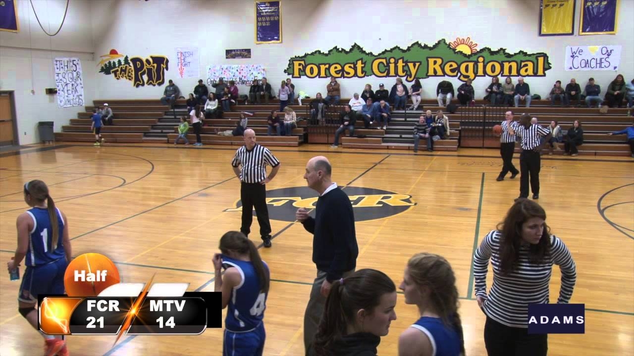 Mtn. View Vs. Forest City Girls Basketball February 3, 2015