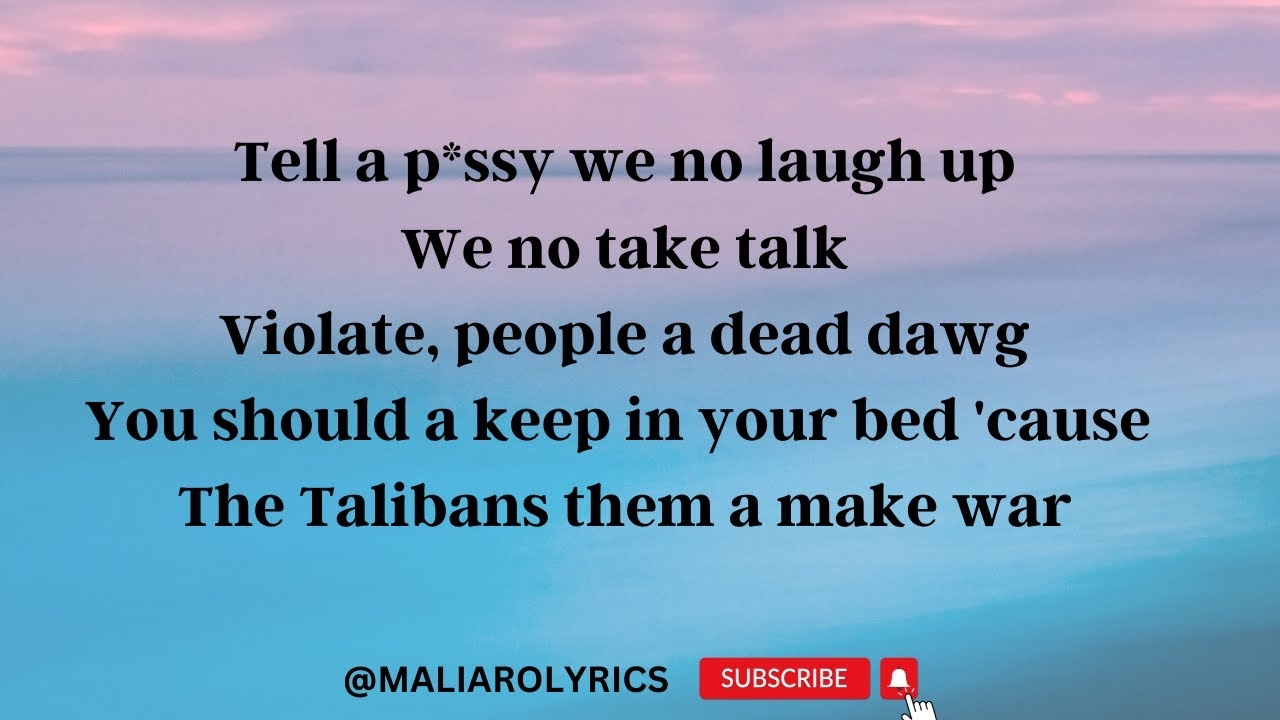 BYRON MESSIA - TALIBANS (LYRICS) | @MALIAROLYRICS