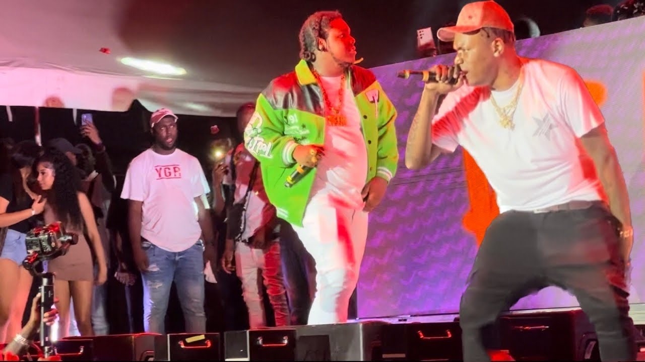 Valiant call up Byron Messia afta Stalk Ashley, WI Fete SOCA Party, Live Performance