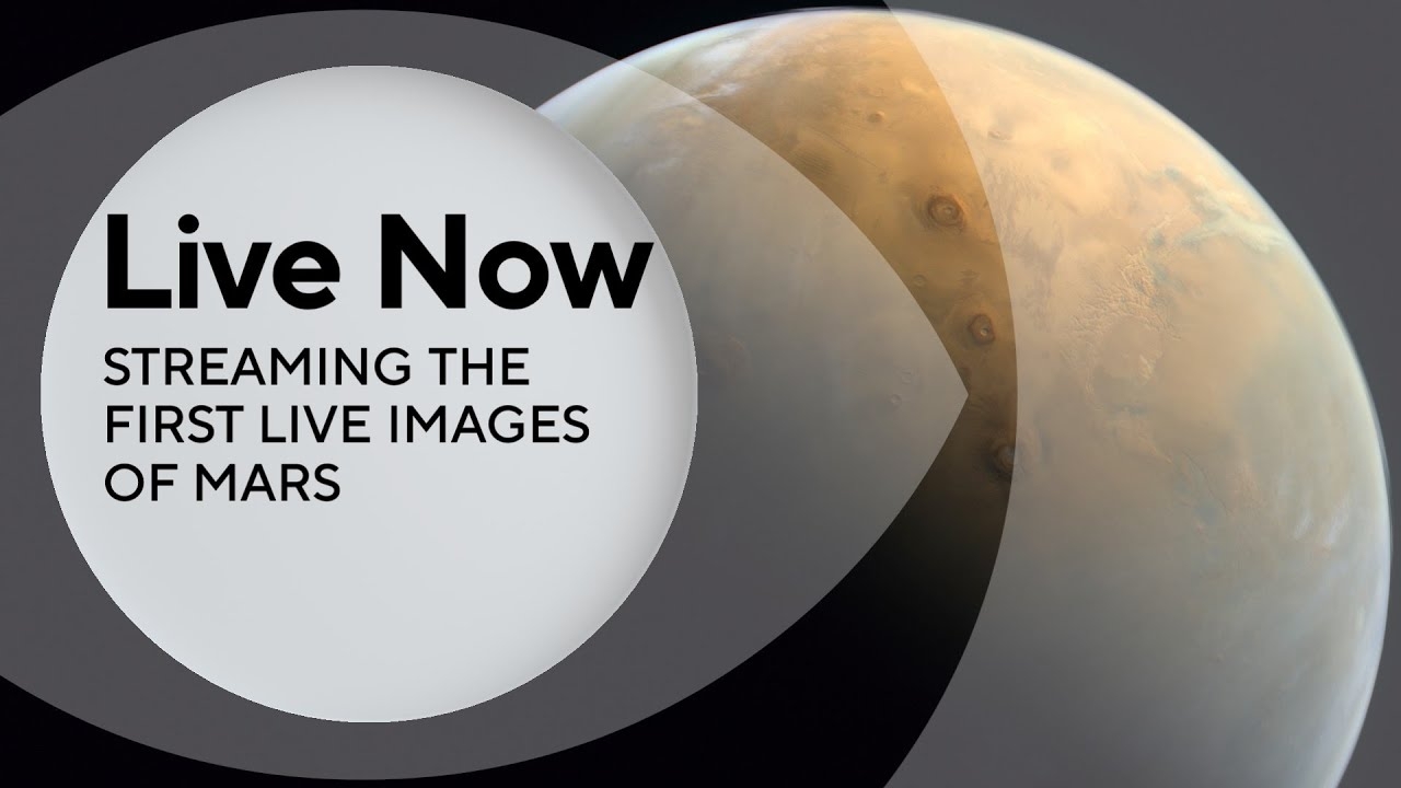 Streaming Live: First live images of Mars