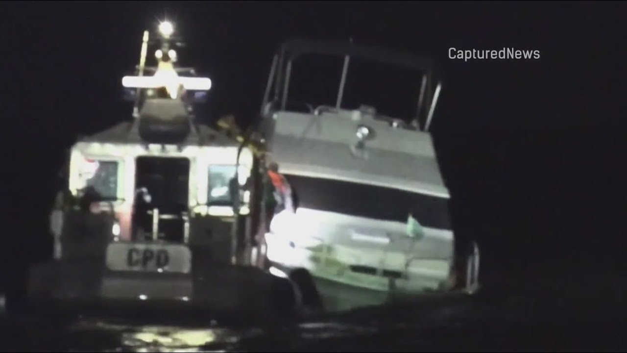 Boat stranded in Lake Michigan to be towed by U.S. Coast Guard