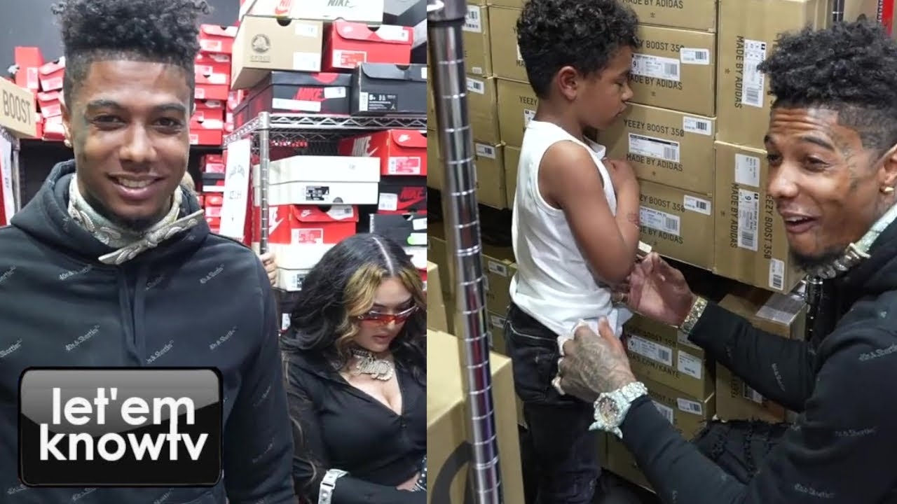 Blueface Got Embarassed By His Son As They Were Sneaker Shopping & His Girl Speaks On Chrisean Rock