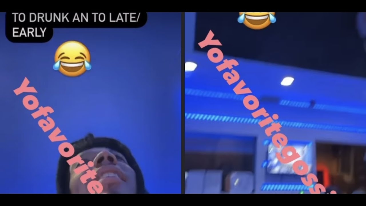 Blueface Embarrasses a Drunk Jaidyn Alexis Going Off On Him Over Textin Chrisean Rock You Gon Wait!