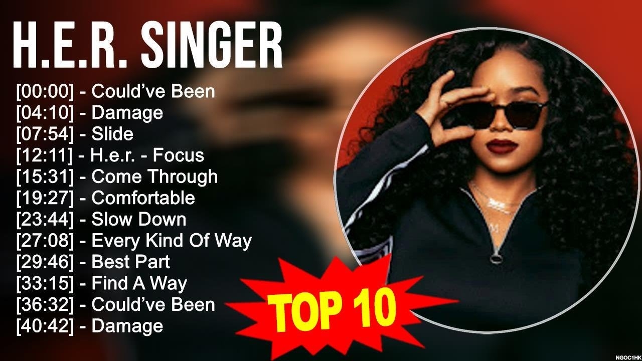 H . E . R . S i n g e r Greatest Hits ~ Top 100 Artists To Listen in 2023