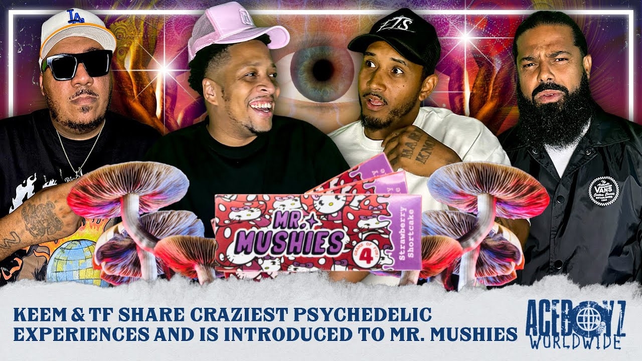 Keem & TF Share Craziest Psychedelic Experiences & Is Introduced To Mr Mushies