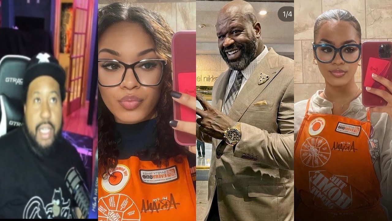 Shaq Tweakin! DJ Akademiks speaks on Shaq DM'ing chick who went viral for Home Depot Outfit!
