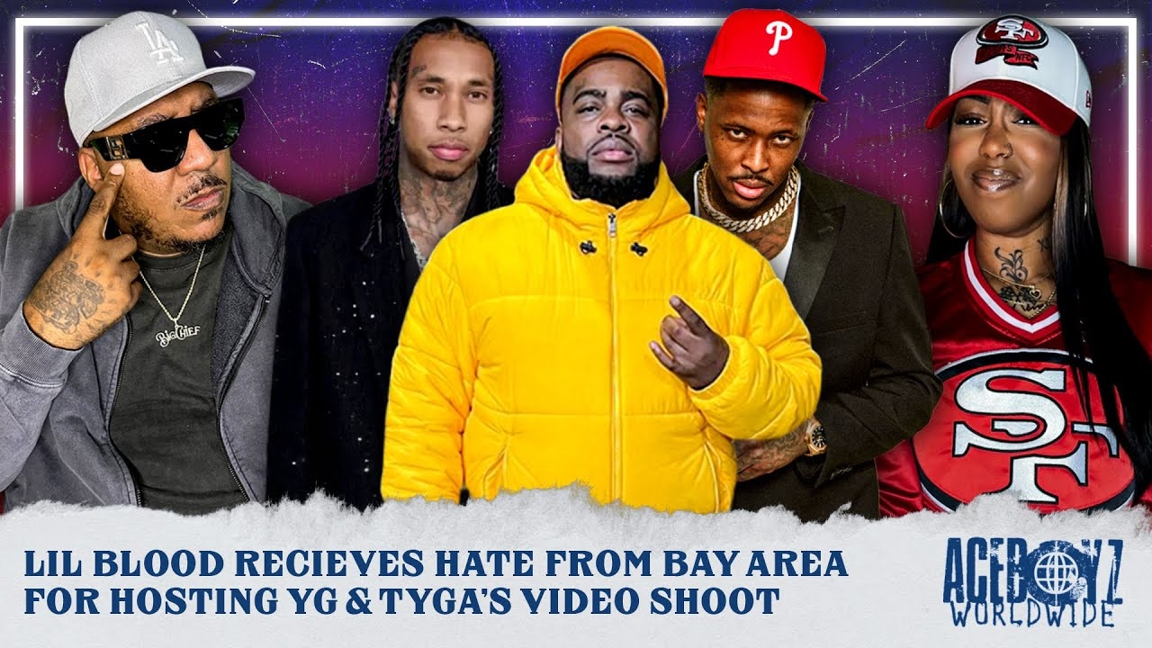 Lil Blood Recieves Hate From Bay Area For Hosting YG & Tyga's Video Shoot