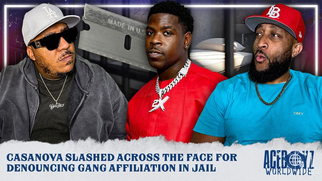 Casanova Slashed Across The Face For Denouncing Gang Affiliation In Jail