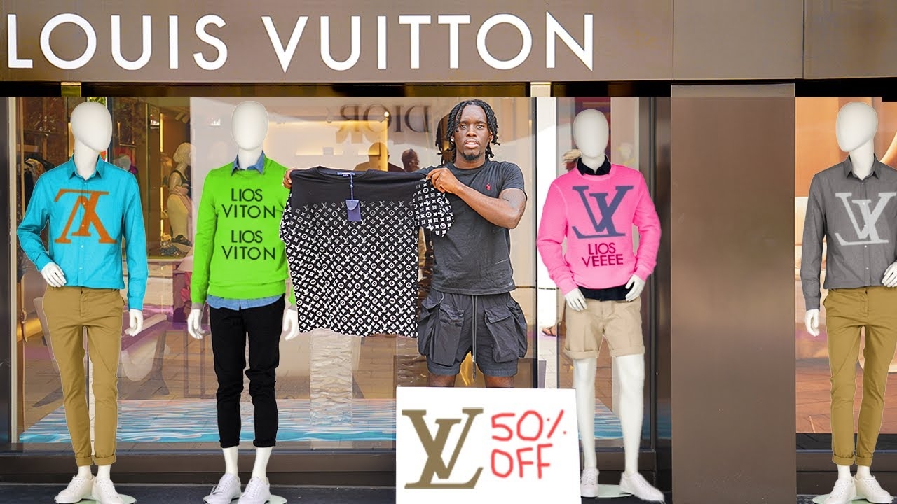 Selling Obviously Fake Designer In Front Of Designer Stores