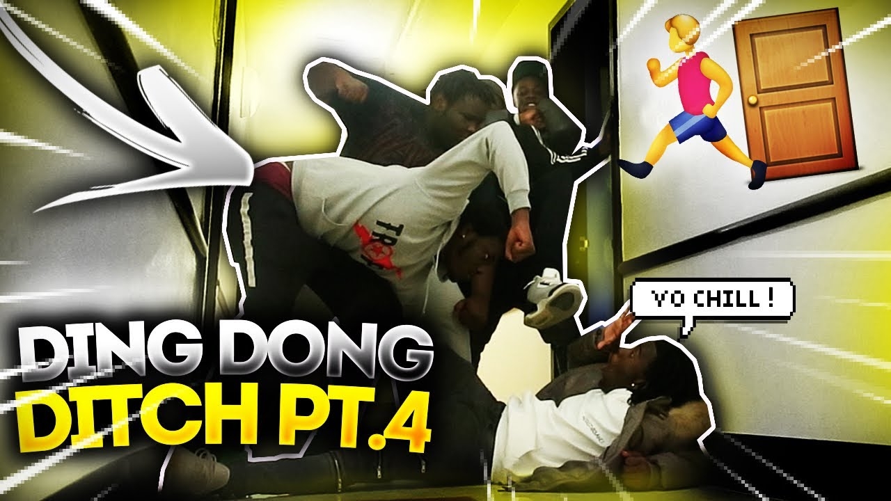 EXTREME DING DONG DITCH PART 4!! | COLLEGE EDITION *WE GOT JUMPED*