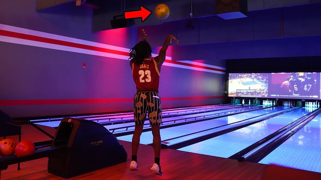 Playing Basketball At Bowling Alleys