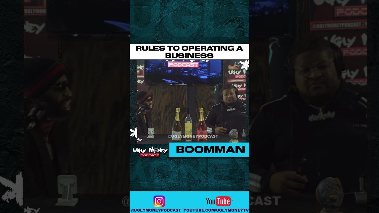 #BoomMan on rules to operating a business