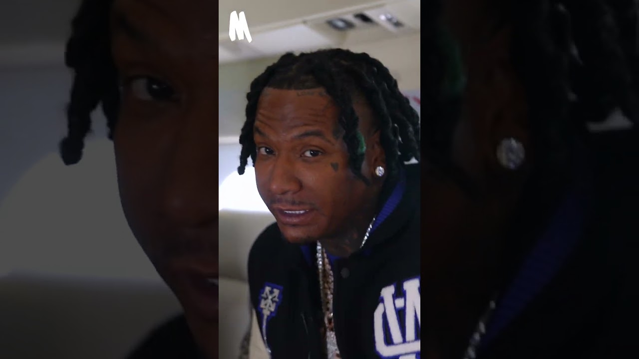 Gillie Falls In Moneybagg Yo's Private Jet