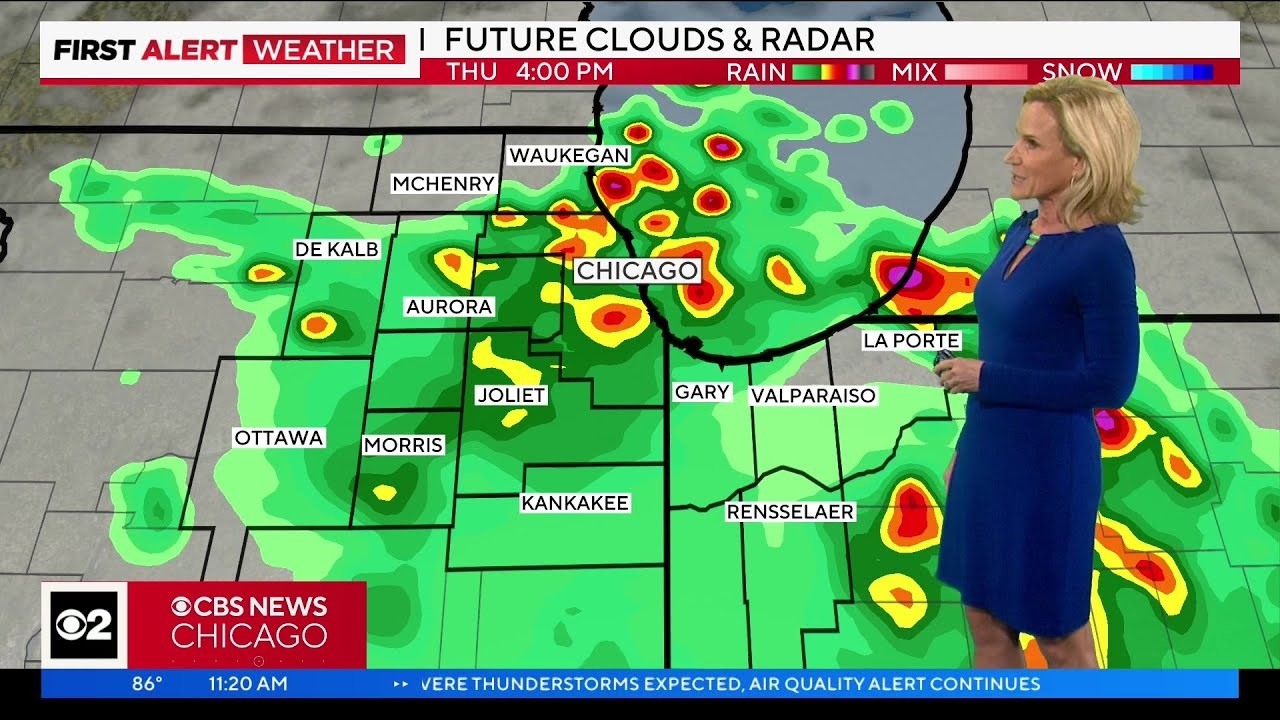 Chicago Weather Alert: Watch out for severe storms today!