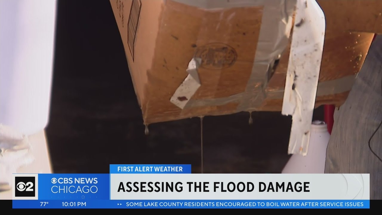 Assessing the damage after storms cause flooding