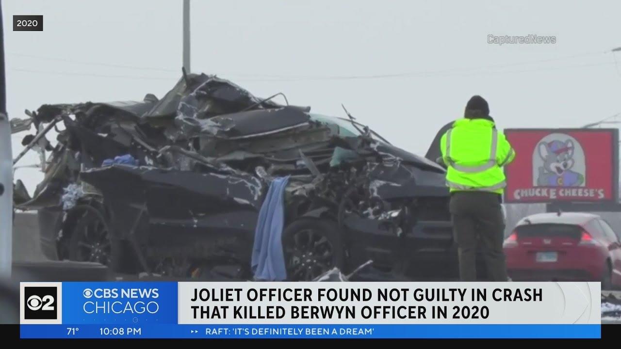 Joliet officer found not guilty in crash that killed Berwyn officer in 2020