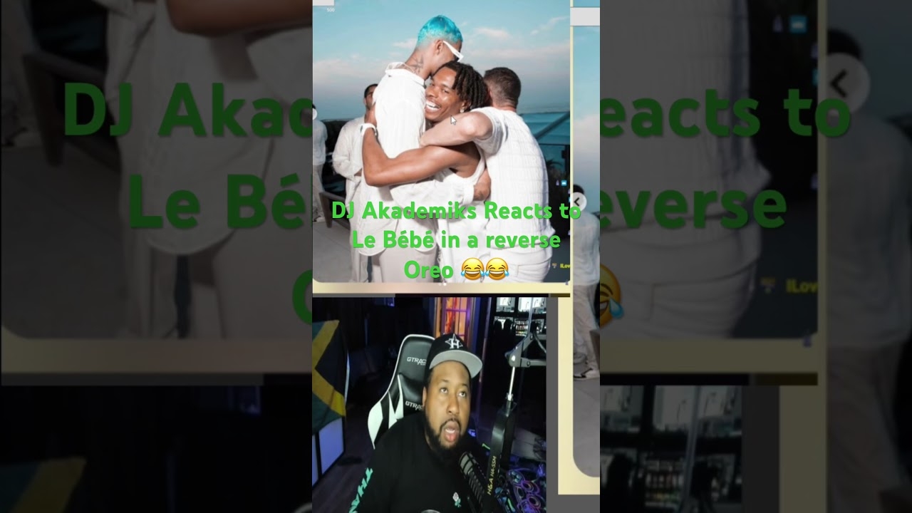 DJ Akademiks Hilarious reaction to Lil Baby, Kyle Kuzma & Mike Rubin hugging at party!