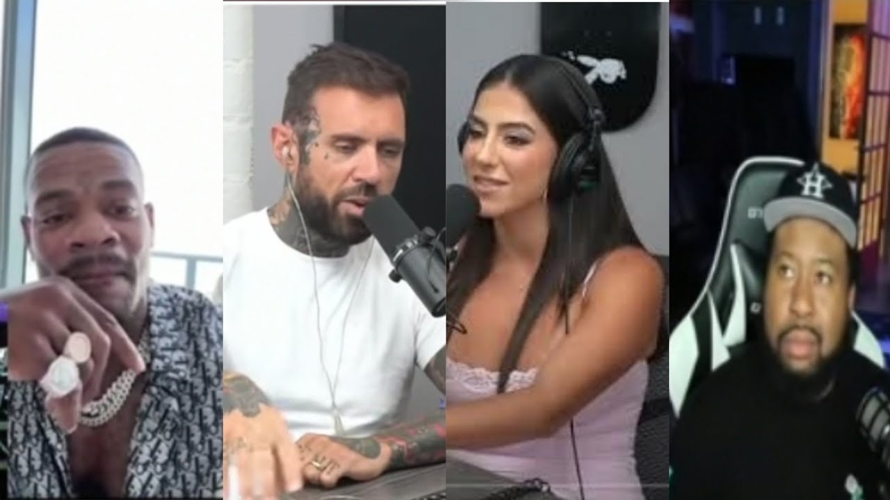 Man What?! DJ Akademiks reacts to Adam22 & Lena The Plug interview w/ Jason Luv after their scene!