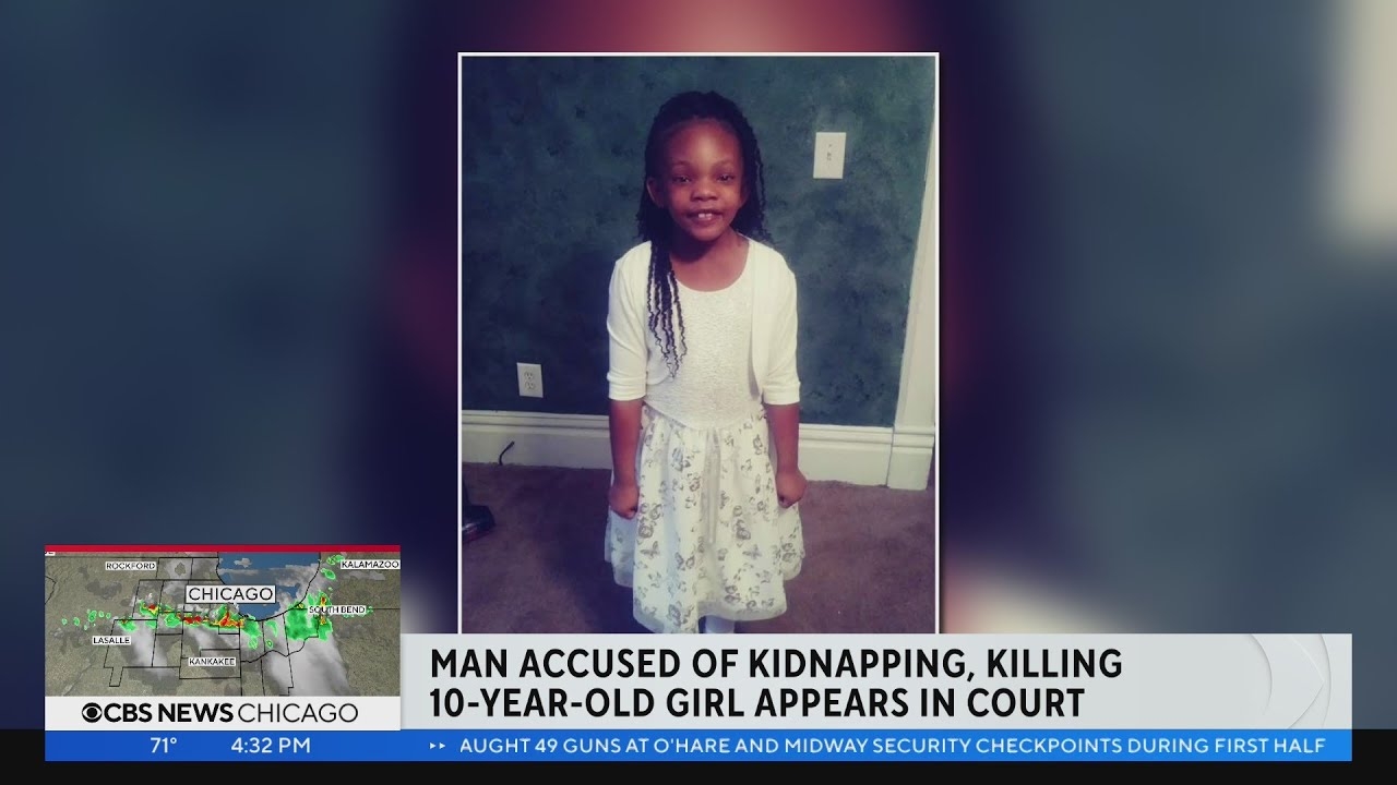 Man accused of kidnapping, killing 10-year-old girl appears in court