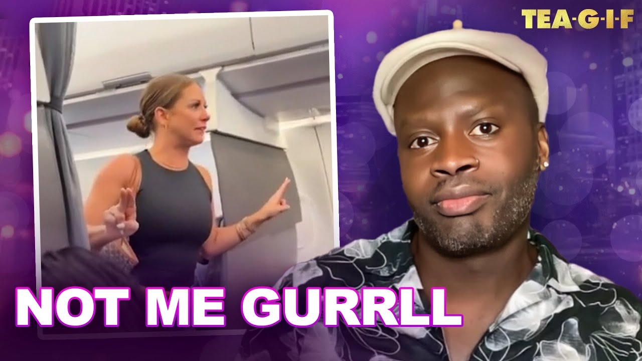 Woman Has Meltdown on American Airlines Flight | Tea-G-I-F