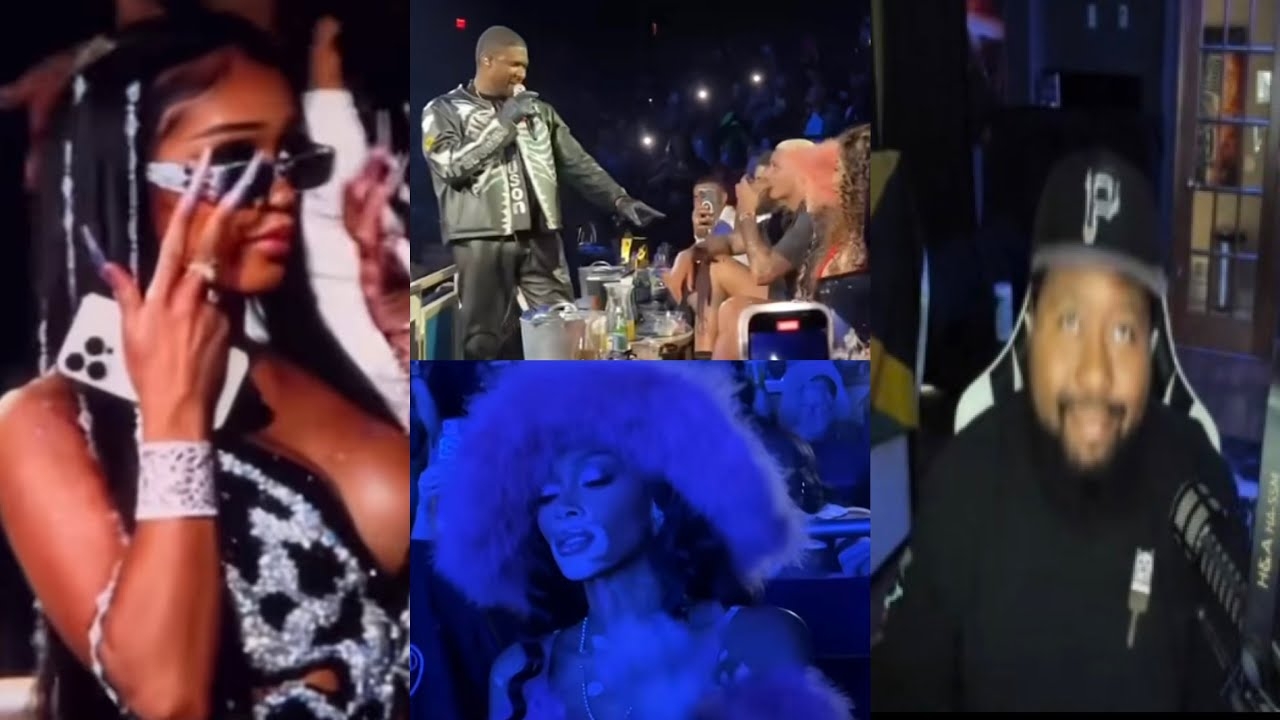 They Know that Boy Usher! Akademiks reacts to Saweetie & Winnie Harlow moving right at Usher Show!