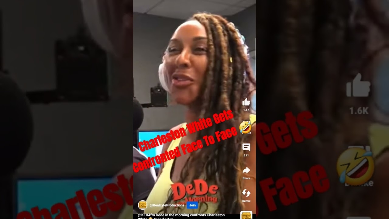 Charleston White Gets Confronted Face To Face By Dee Dee #funny #charlestonwhite #radio #rap #hiphop