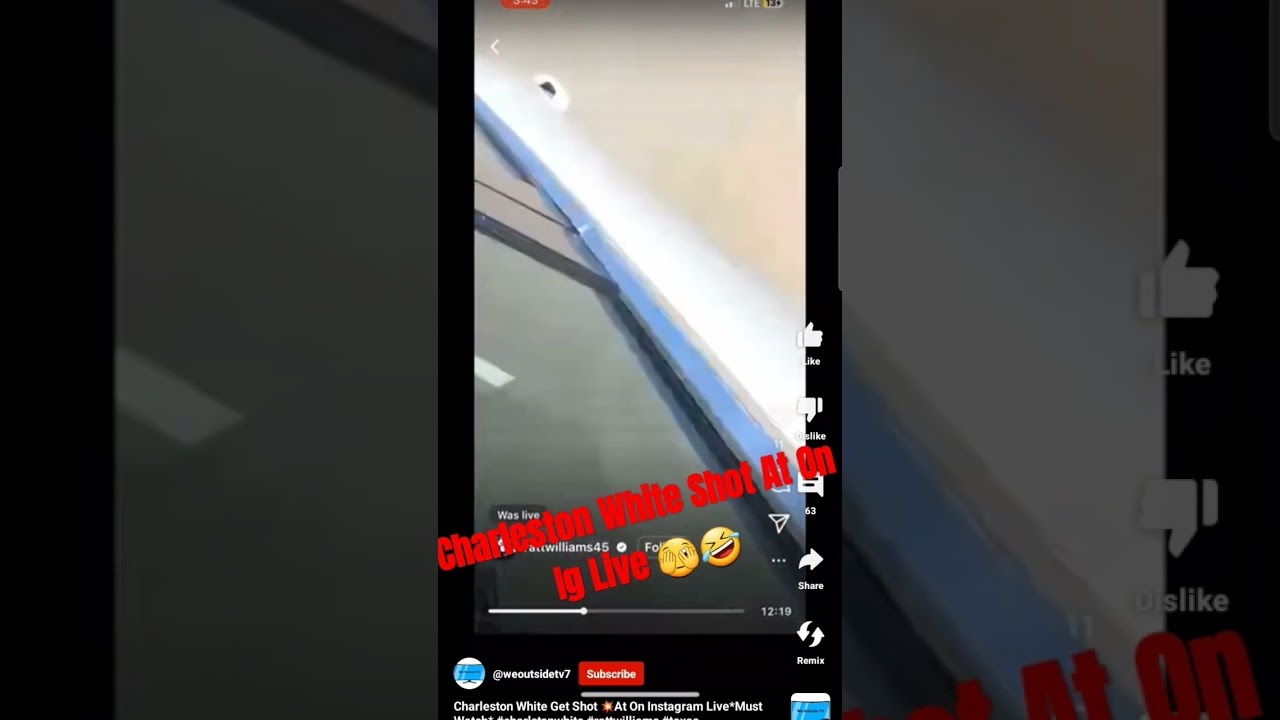 Charleston White Shot At On Ig Live  #hiphopartist #finesse #charlestonwhite #rap #hiphop #ig
