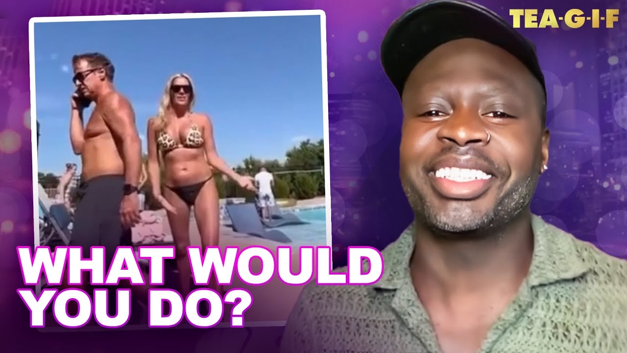 Karen Goes BALLISTIC At The Pool | Tea-G-I-F