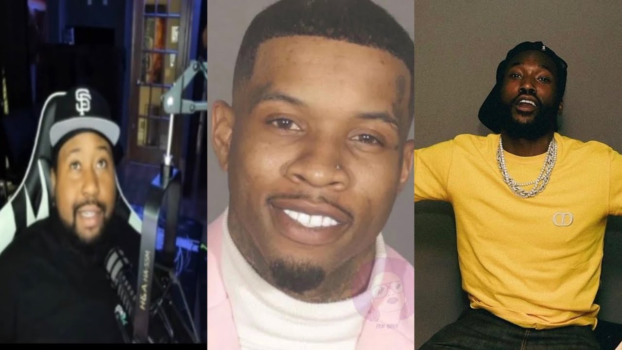 DJ Akademiks reacts to Meek Mill saying Free Tory Lanez at Rolling Loud Portugal!