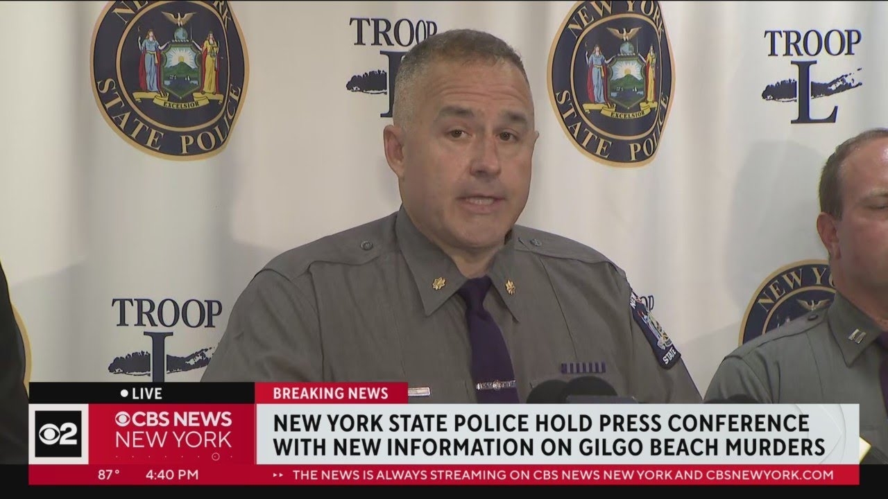 New York State Police discuss Gilgo Beach murders investigation
