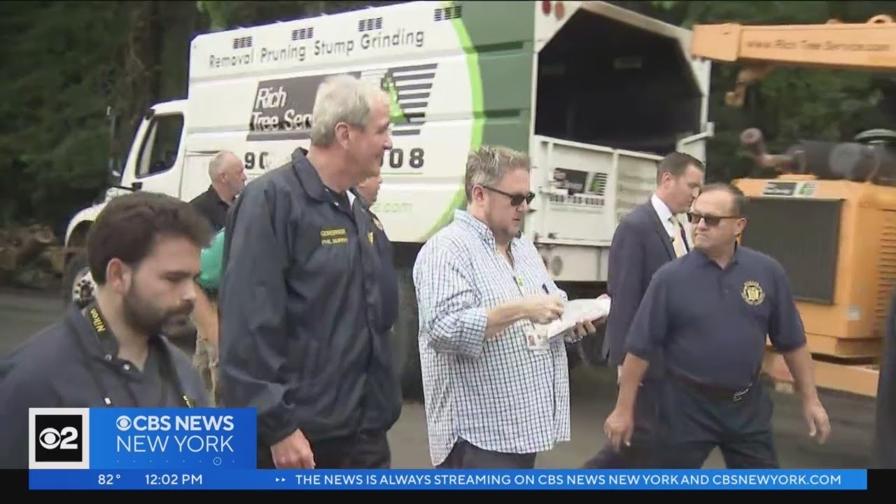 Gov. Murphy tours severe storm damage in Warren County