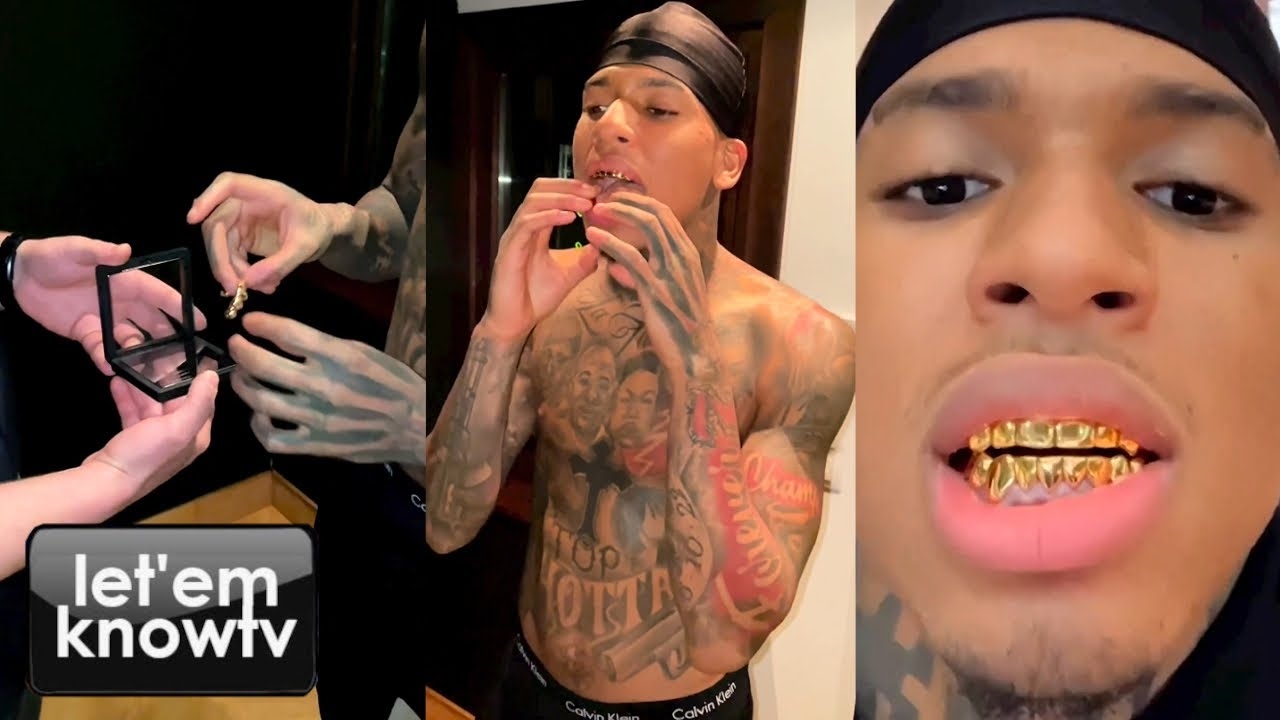 Nle Choppa Sends A Strong Warning To People Hating On Sexyy Red & Cops A New Gold Grill
