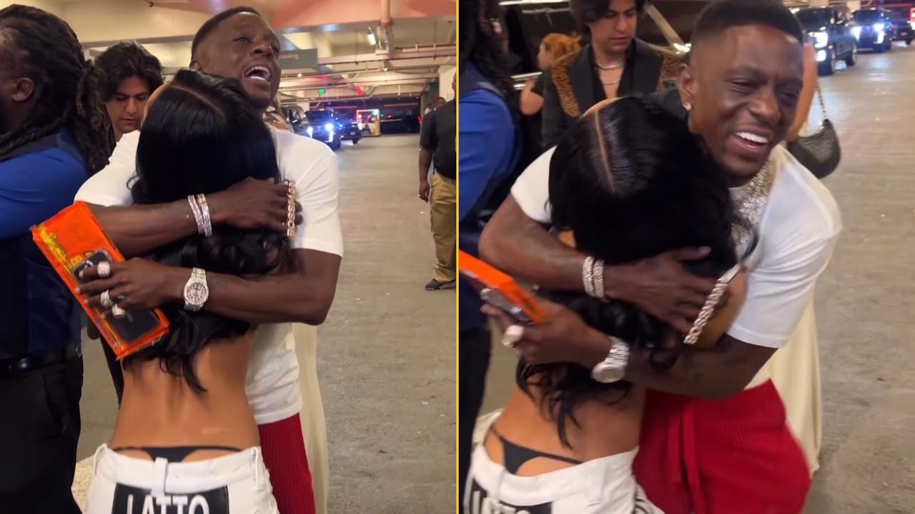 Boosie Flirting With Coi Leray At Backstage At Bet Awards 2023 We Just Need Good Coi