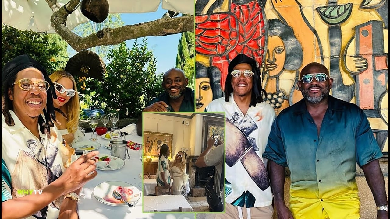 Jay-Z And Beyonce Visit Steve Stoute In His Mansion In South Africa, Having Lunch And Playing UNO