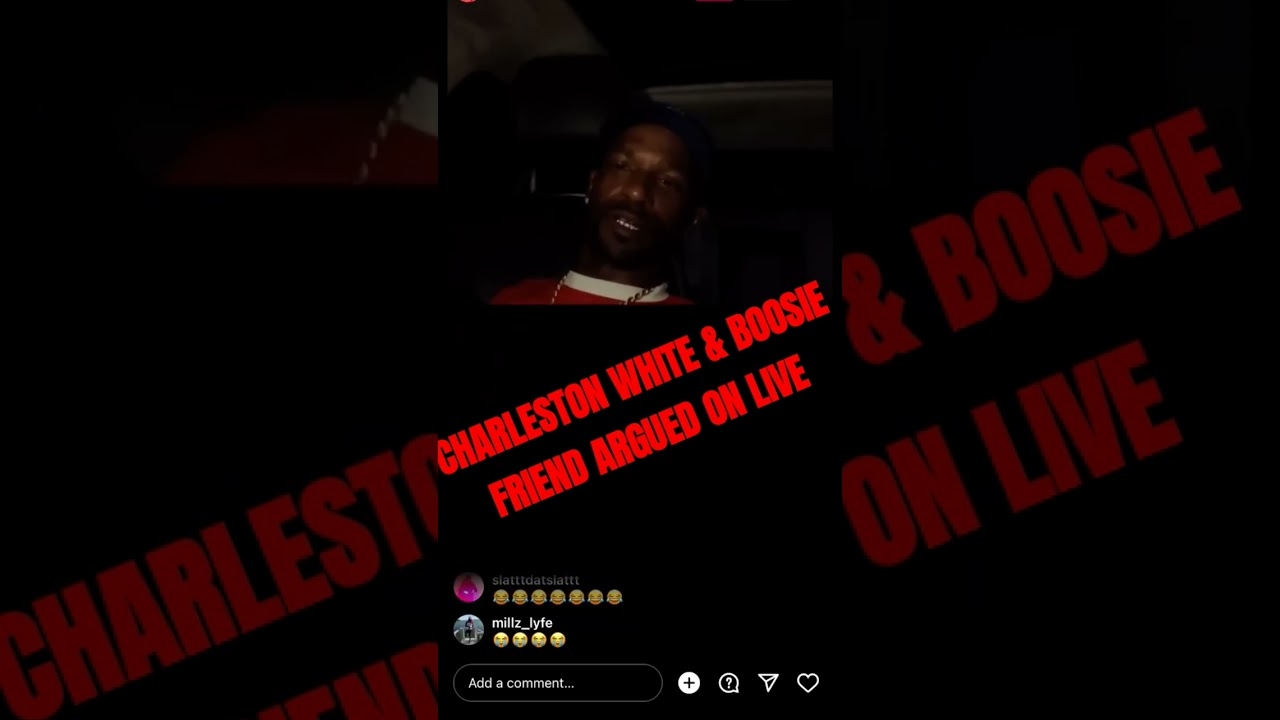 Charleston White & Boosie Friend Argued On Ig Live #hiphop #rap #finesse #charlestonwhite #funny