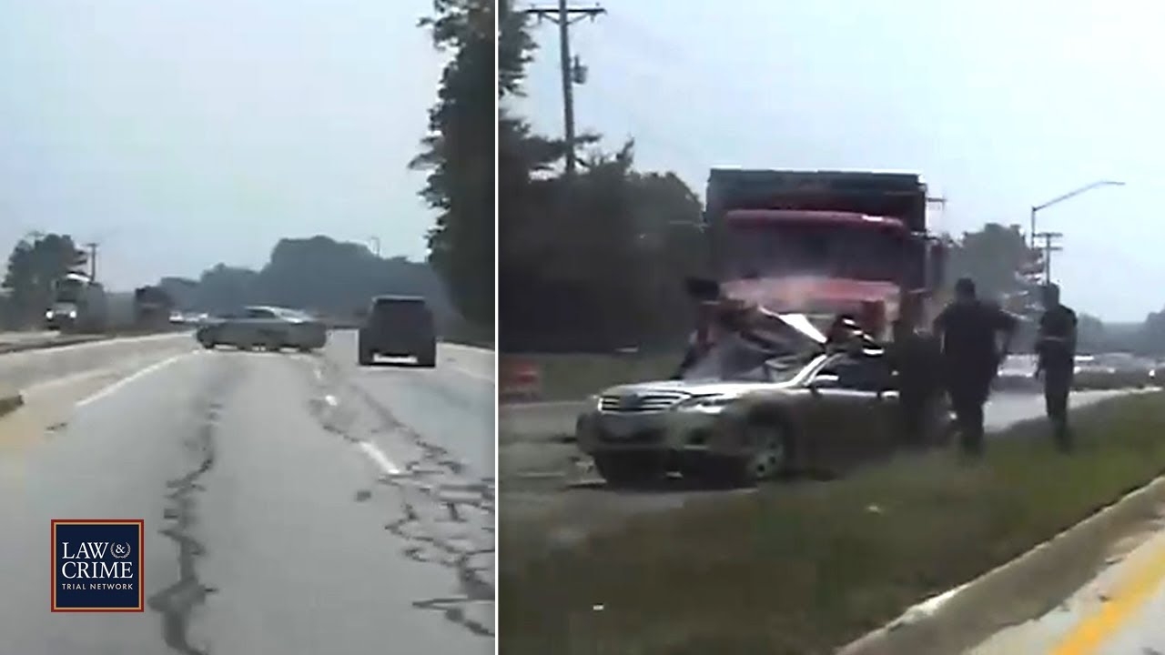 Accused Carjacker Crashes into Dump Truck During Reckless High-Speed Chase