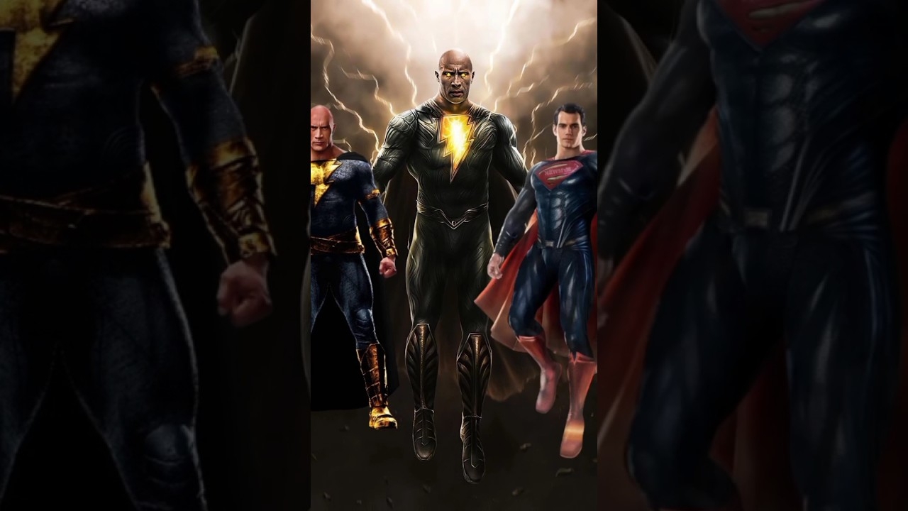 Black Adam vs Avengers & DC #dc #dceu #avengers #shorts