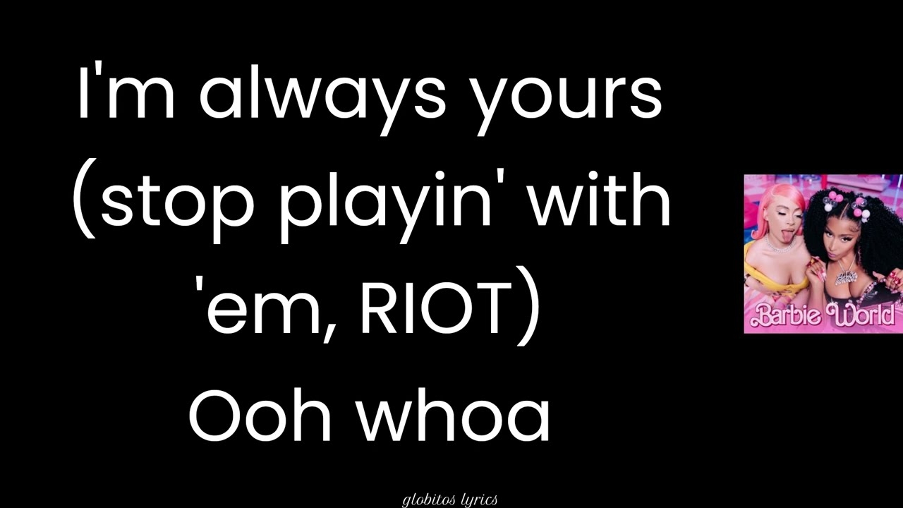 Nicki Minaj & Ice Spice  Barbie World (Lyrics)