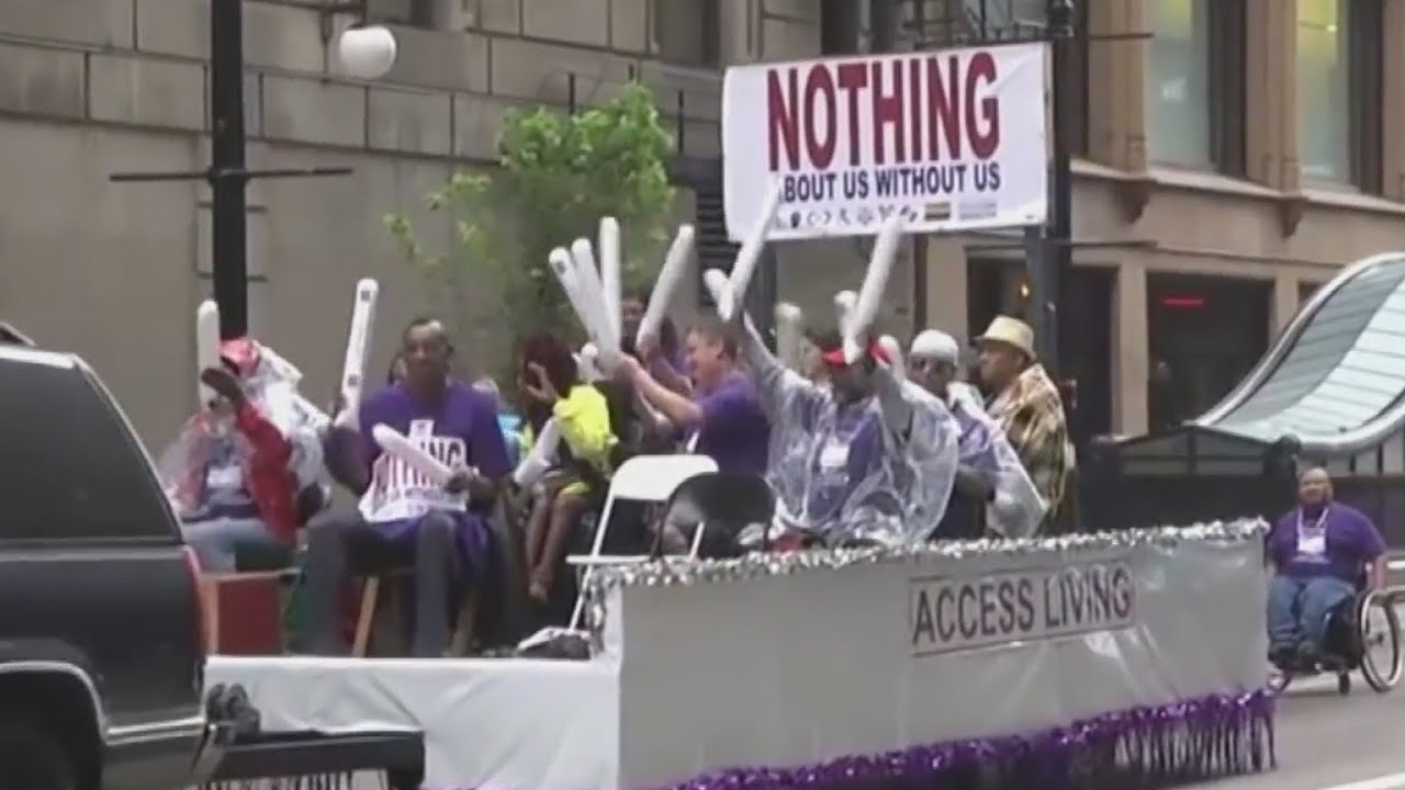 Disability Pride Parade, festivities happening in the Loop