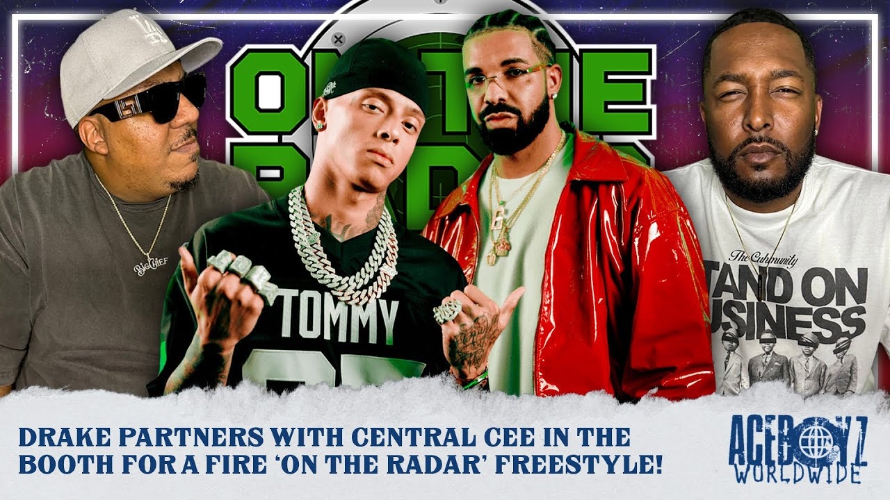 Drake Partners w/ Central Cee In The Booth For A Fire 'On The Radar' Freestyle!