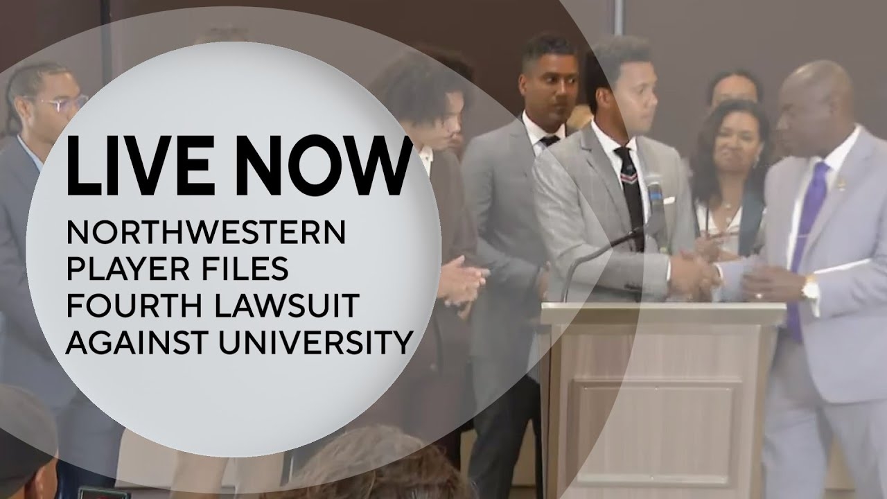 Streaming Live: Fourth lawsuit brought against Northwestern amid hazing investigation.