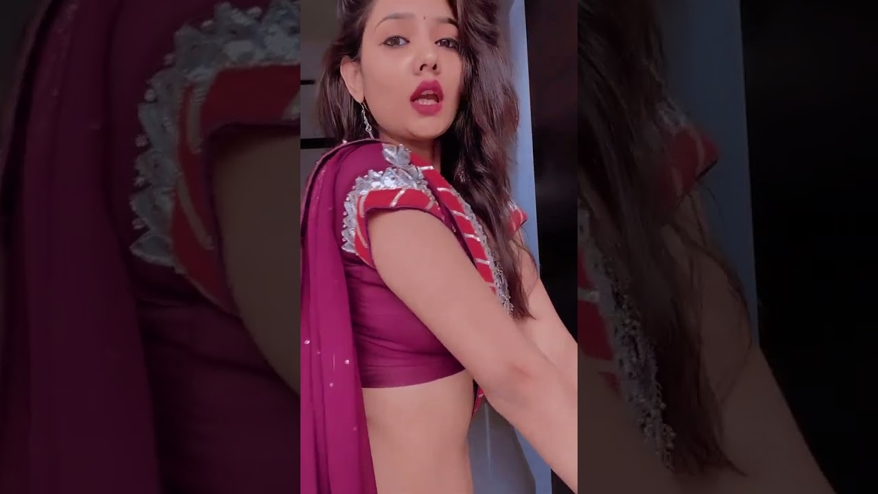 saree sexy red color dance