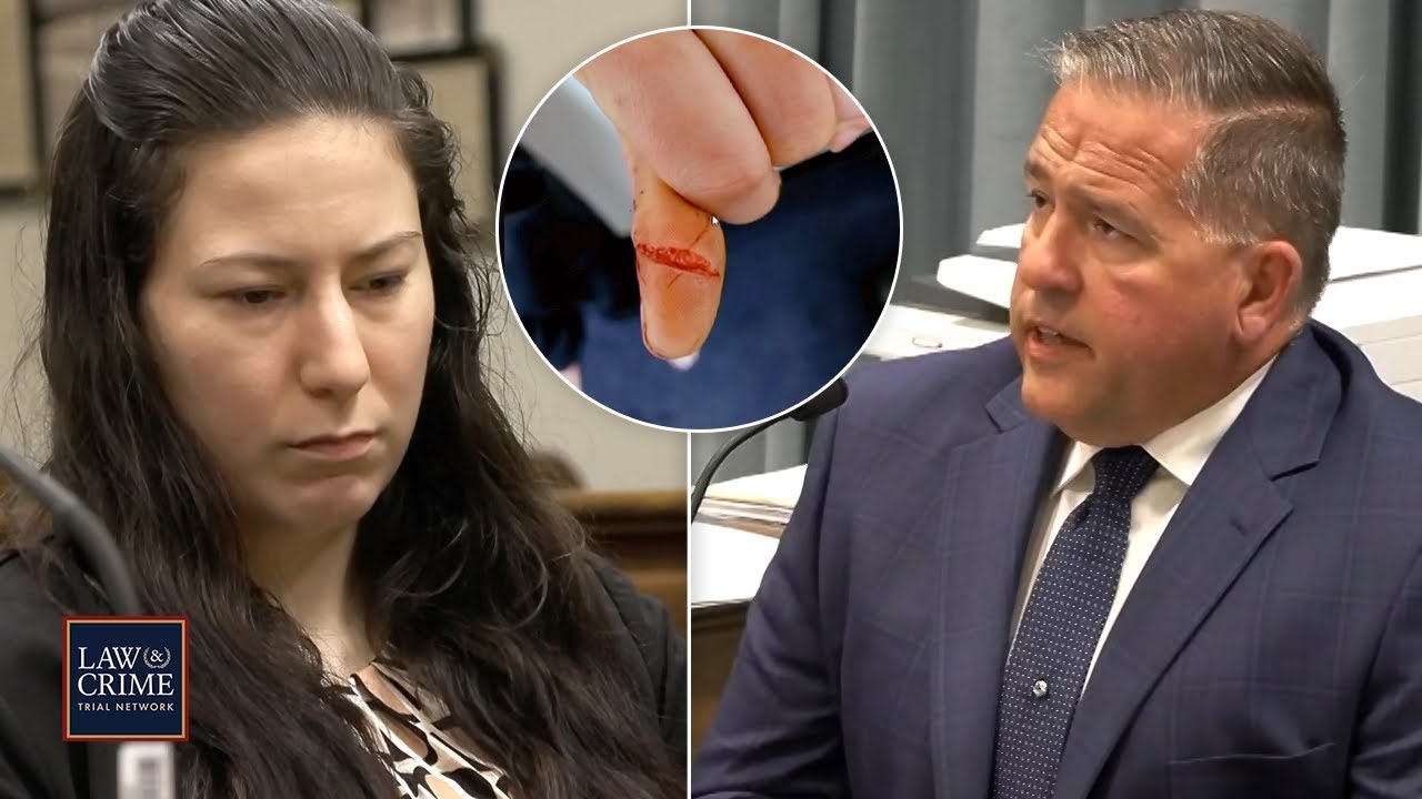 Photos Show Taylor Schabusiness with Multiple Cuts, Red Stain on Hands After Lovers Murder