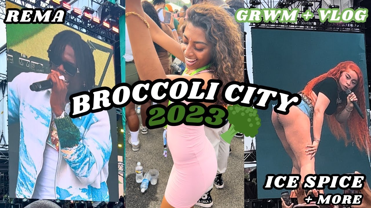 BROCCOLI CITY FESTIVAL 2023 | GRWM, VLOG, TIPS & ARTISTS | Rema, Ice Spice, Keke Palmer