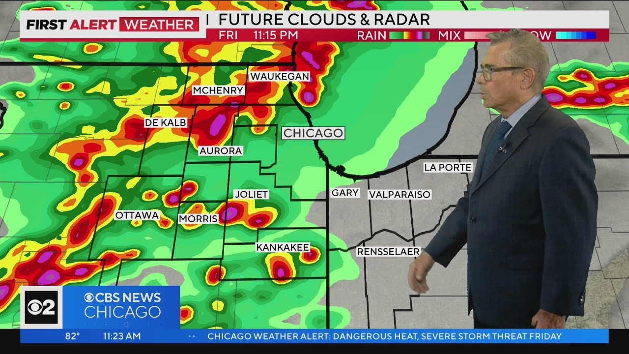 Chicago First Alert Weather: Steamy heat, storms likely this evening