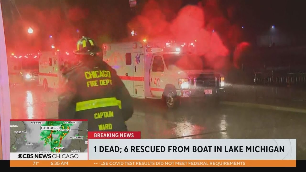 Streaming Live CBS 2 News: 1 dead, 6 hospitalized after boat possibly hits break wall
