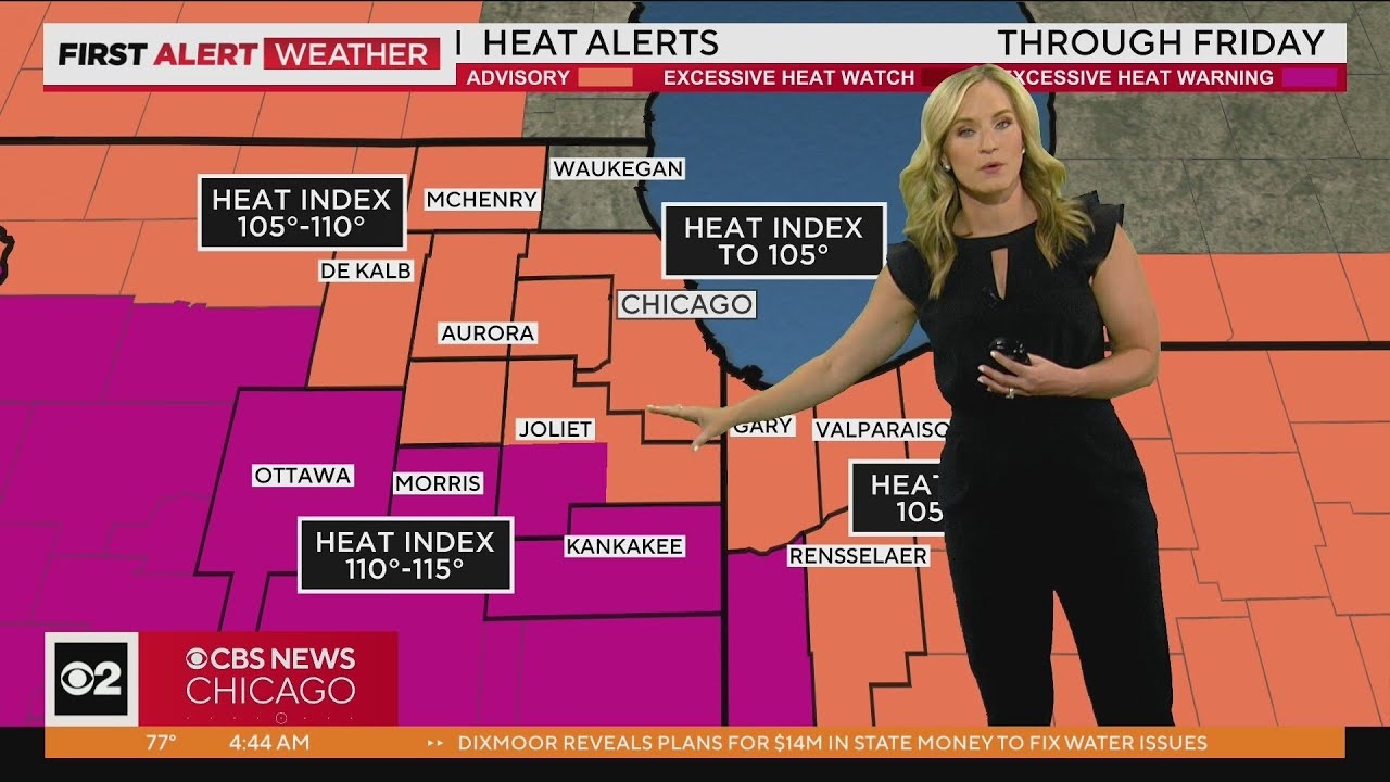 Chicago Weather Alert: Dangerous heat, severe storm threat Friday