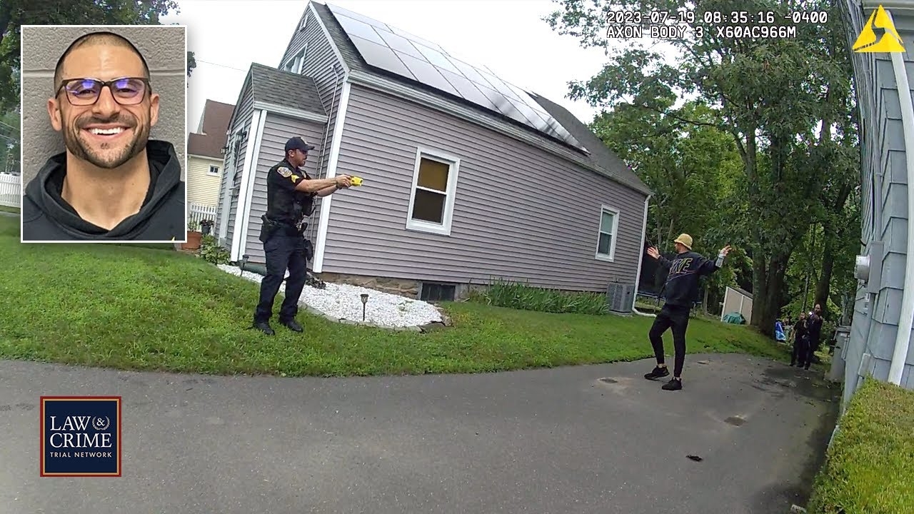 Bodycam Shows Cops Taking Down Aaron Hernandez Brother for Alleged School Shooting Threats