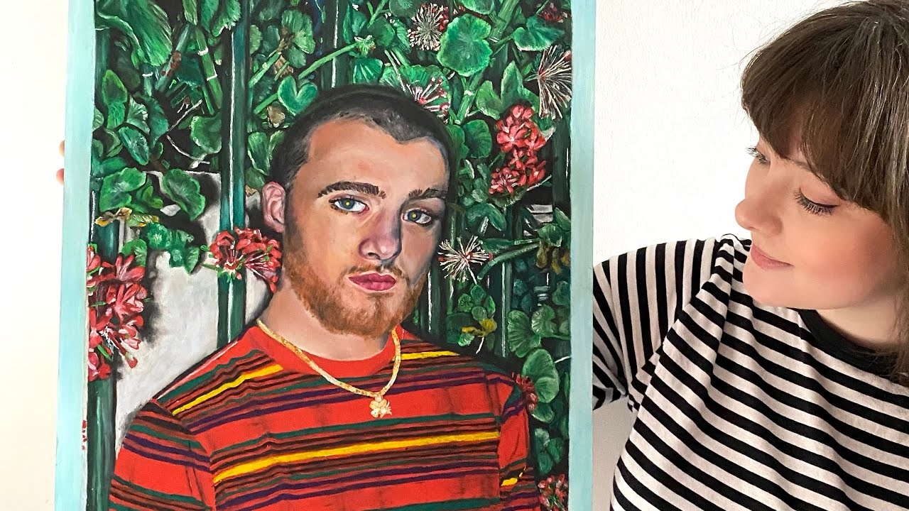 Award winning Angus Cloud Euphoria Time-lapse Painting Portrait