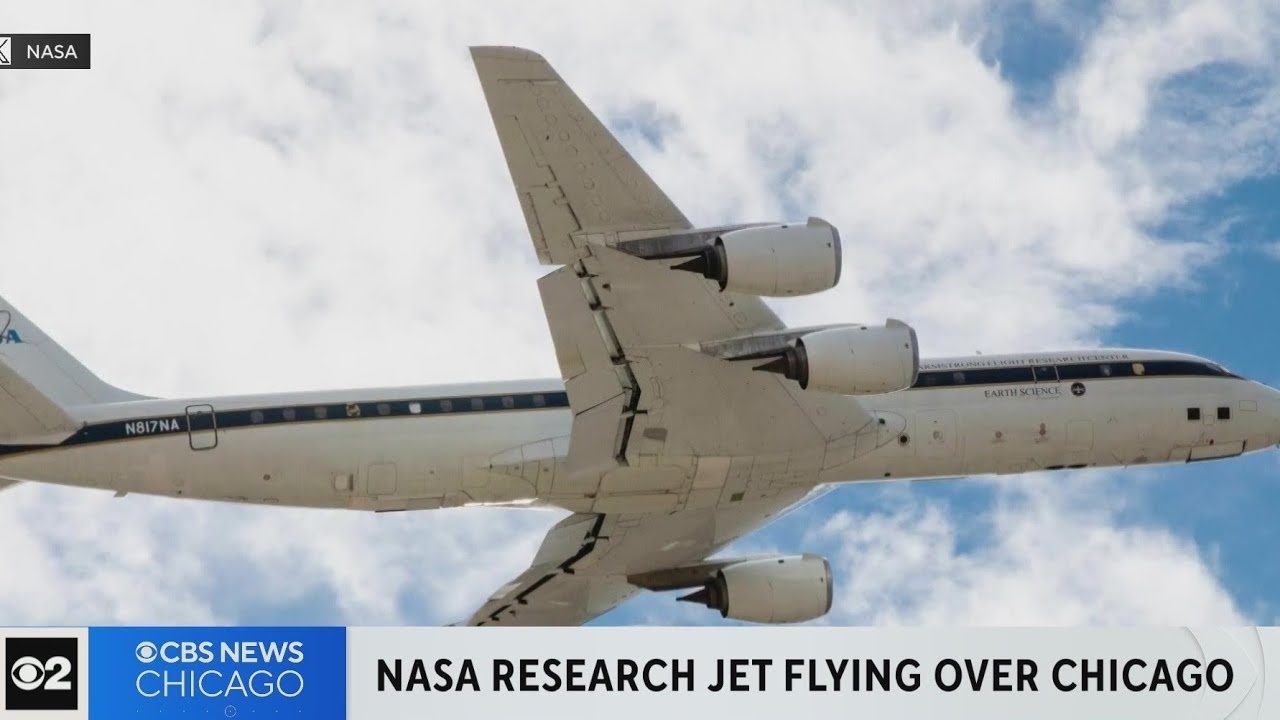 Loud noise expected as NASA's research jet flies over Chicago on Tuesday